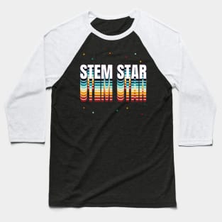 STEM Star – Science, Technology, Engineering & Math Baseball T-Shirt